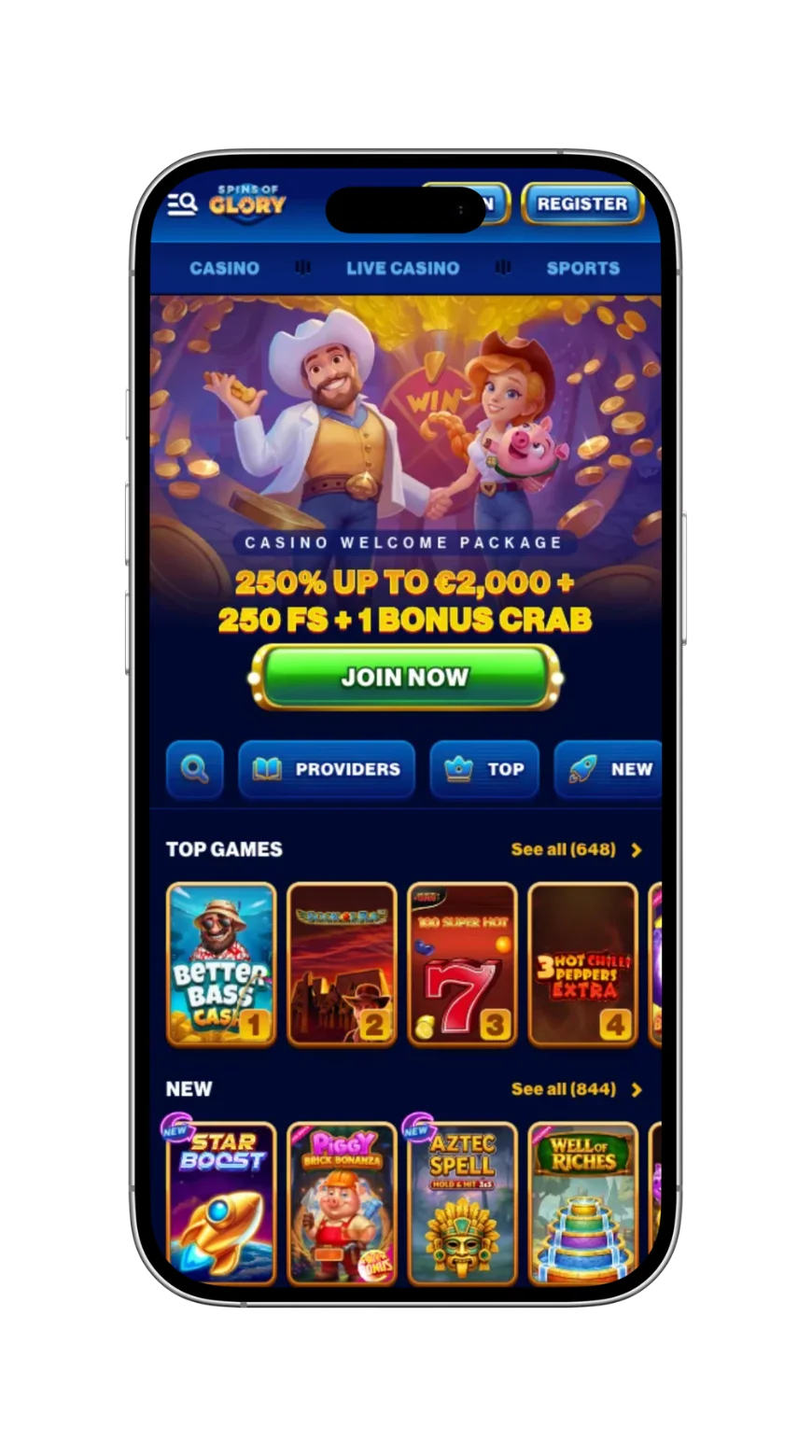SpinsofGlory application